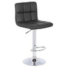 Cuban Bar Stools Faux Leather Gas Lift Modern Breakfast Kitchen Barstool Swivel