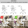 Office Desk Chair Ergonomic Task Chair Swivel Seat Flip-up Arms Lumbar Support