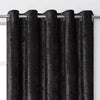 Crushed Velvet Lined Eyelet Ring Top Curtains (Pair of) Ready Made