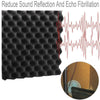 24X Acoustic Wall Panel Tiles Studio Sound Proofing Insulation Foam Pads 30x30cm