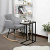 Sofa Side Table C-Shaped Coffee Laptop End Table for Living Room Office Bedroom