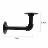 2PC Pipe Shelf Brackets Industrial Iron Rustic Wall Floating Shelves Supports UK