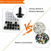 765 Car Plastic Push Pin Rivet Trim Clips Panel Fasteners Interior Fixing Tools