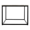 Industrial Coffee Table Rectangular Metal Frame Grey Modern Portable Living Room