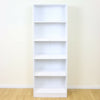 5 Tier Wooden White Home/Office Bookcase Storage Display Unit Shelving/Cabinet