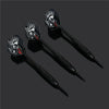 3PCS Black Professional Tungsten Darts Set Steel Tip Nylon Shaft Flight with Bag