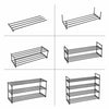 4 Tier Shoe Rack Shoe Tower Shelf Shoe Storage Organizer Cabinet Holds 16 pairs
