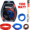 1500w Car Power Amplifier Wiring Kit Audio Subwoofer AMP RCA Power Cable Wire UK