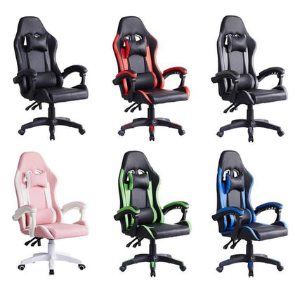 Ergonomic Gaming Chairs Faux Leather Adjustable Swivel Office Computer Desk