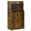 Industrial Storage Bookcase Wooden Diplay Cabinet Cupboard with Adjustable Shelf