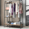 Heavy Duty Industrial Clothes Rail Coat Rack Display Stand Shoe Storage Shelfs