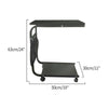 Mobile Sofa Bed Side Coffee Laptop Table End Table Book Stand Couch Room Home UK