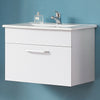 Modern Bathroom Vanity Unit with Basin Sink Storage Cabinet Furniture 600 White