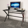 Modern Gaming Desk Computer Table PC Laptop Racing Game Workstation UK