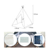 65"H Children's Canvas Indian Teepee Play Tent Wigwam Indoor Outdoor Play House