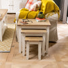 Cream Painted Nest of 3 Tables - Side Tables - Living Room - WW20