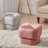 Large Square Footstool Velvet Pouffe Sofa Armchair Footstool Coffee Table Stool