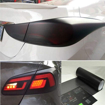 30*150cm Matte Car Headlight Taillight Fog Lamp Sticker Vinyl Wrap Decals Film