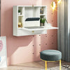 Floating Desk Drop-leaf Table Folding Wall-mounted Computer Desk Workstation