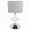 2Pcs Breakfast Bar Stool Chair Swivel PU Leather Kitchen Chrome Gas Lift