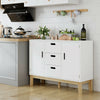 Sideboards Kitchen Cupboard with 2 Doors 3 drawers Storage Cabinet Buffet Table