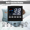LED Digital LCD Display Alarm Clock with Temperature Calendar Weather Station