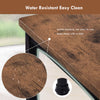 Industrial Dining Table Set 3 Rustic Metal Furniture Vintage Kitchen Bench/Chair