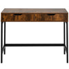 Computer Desk Dressing Table + 2 Drawers Work Table Home Office Table Industrial