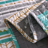 Quilted Bedspread Patchwork Comforter Bed Throw Bedding Sofa Cover Set Polyester