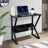 Computer Desk PC Laptop Gaming Office Table K-shaped Legs Home Study Workstation