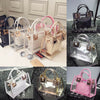 Women Clear Transparent Shoulder Jelly Candy Summer Beach Handbag Messenger Bag