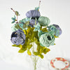 13 Heads Silk Peony Artificial Flowers Peony Wedding Bouquet Home Party Decor