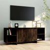 Rustic Large TV Cabinet Shelf TV Stand Shelves Doors Vintage Media Storage Unit