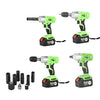 16800mAh 1/2'' Electric Brushless Cordless Impact Wrench Drill High 10ML