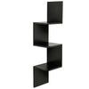 3 Tier Floating Corner Shelf Bookcase Book Wall Unit Storage Home Display Stand