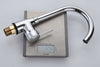Modern Kitchen Sink Mixer Taps Swivel Spout Single Handle Tap Mono Chrome Faucet