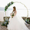 30cm-2M Golden Wedding Round Arch Frame Circle Base Backdrop Moongate Frameworks