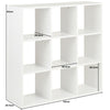SALE White 9 Cube Shelving Unit Home Furniture Storage Shelves #336