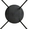 2x Wooden Bar Stools Breakfast Kitchen Island Counter Dining Chair Black / Black