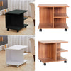 Rolling Side End Table Bookcase Rack Sofa Coffee Laptop Desk Trolly Living Room