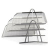 Filing Trays Holder A4 Document Letter Metal Wire Mesh Storage 3 Tiers 2 Colours