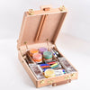 Portable Artist Table Desk Wooden Drawers Top Easel Stand Sketch Box Painting UK