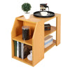 Bedside Table Side End Cabinet With Shelves Unit Storage Bedroom Nightstand