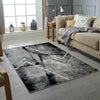 GREY BLACK MODERN DESIGN RUG SOFT LARGE LIVING ROOM FLOOR BEDROOM CARPET RUGS