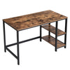 Computer Desk Writing Study Workstation 2-Tier Storage Wooden Home Office LWD47X