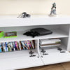 Modern White TV Stand High Gloss Doors Entertainment Unit Cabinet With LED Light