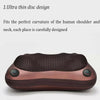 Electric Shiatsu Cervical Massager Pillow Heat Back Neck Lumbar Home Car Cushion