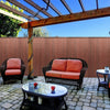 PVC Garden Bamboo Slat Screening Fencing Outdoor Balcony Privacy Fence Screen