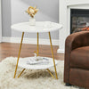 Small Bedside Table Cabinet Sofa Side End Coffee Table Nightstand With Storage