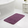 Shaggy Bath Mat Stain Resistant & Machine Washable Anti Slip Backing 50x80cm
